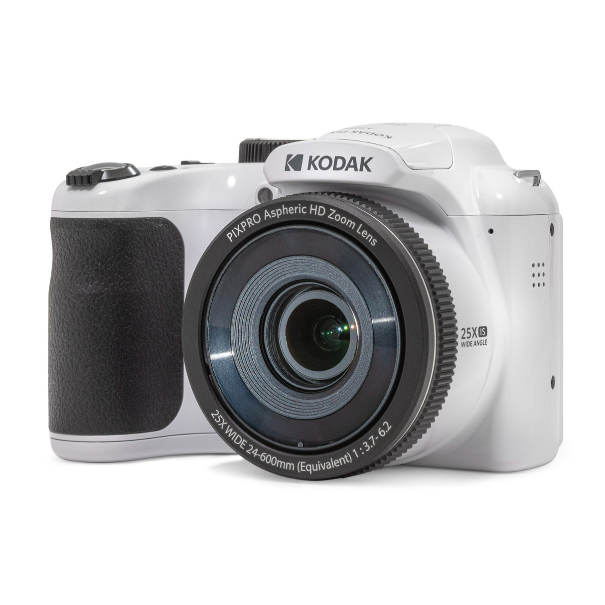 Kodak PIXPRO AZ255 Astro Zoom 16MP Digital Camera (White) with 32GB SD Card Bundle