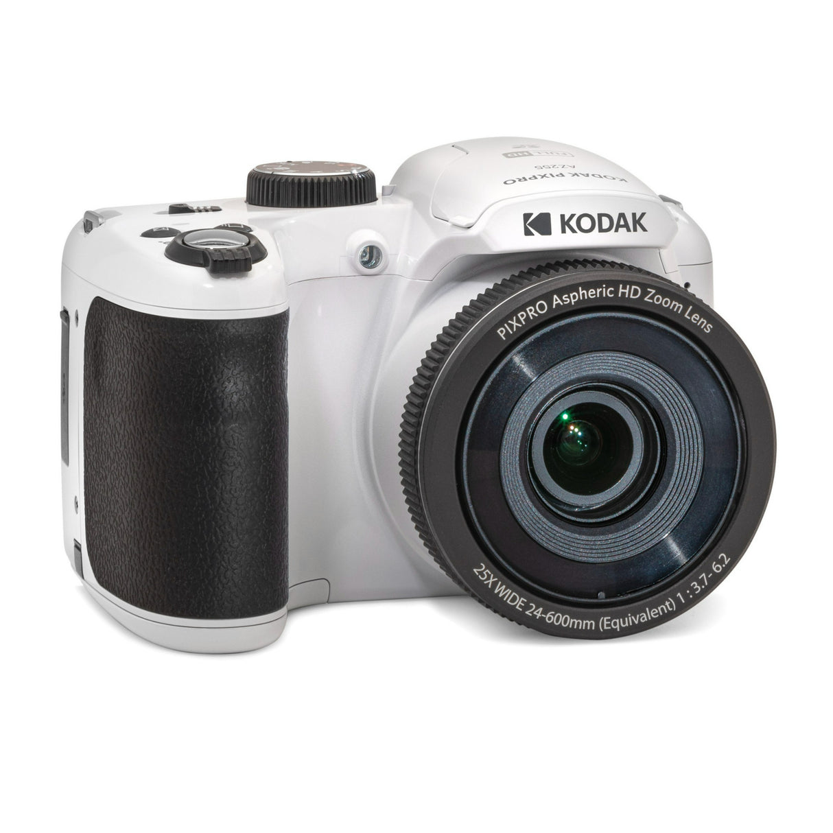Kodak PIXPRO AZ255 Astro Zoom 16MP Digital Camera (White) with 32GB SD Card Bundle