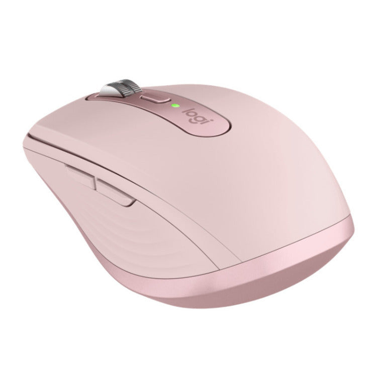 Logitech MX Anywhere 3 Compact Performance Mouse (Rose) with Desk Mat Bundle