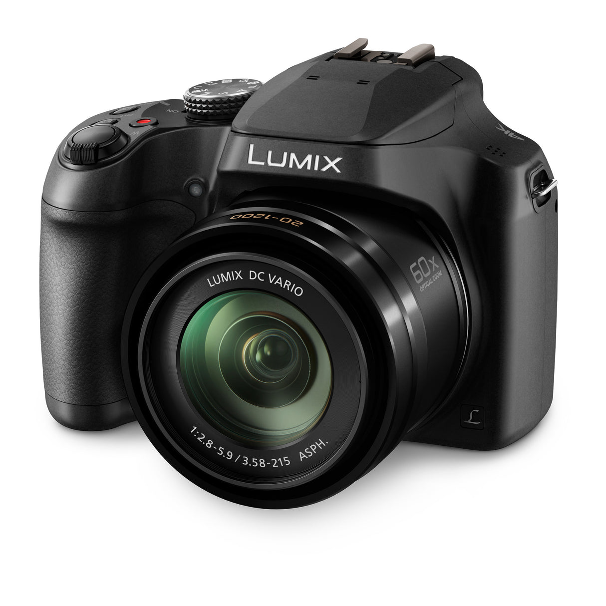 Panasonic LUMIX FZ80D 18.1MP 4K Point and Shoot Camera with 64GB SD Card and Accessory Bundle