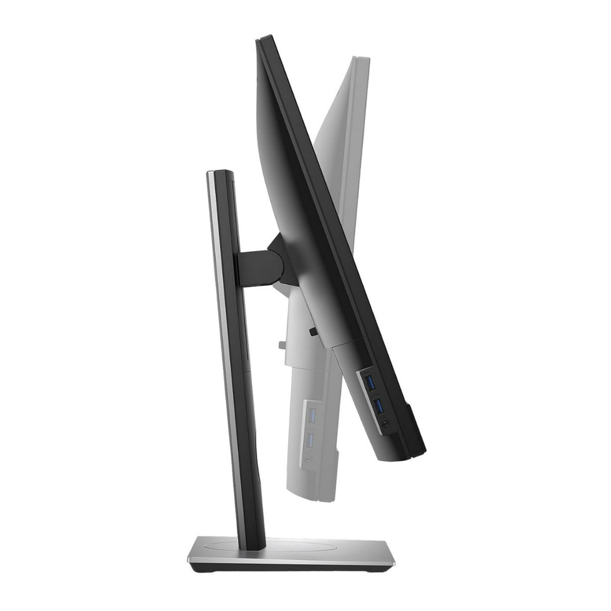 Dell P2418HZM 23.8-Inch FHD IPS Display Height-Adjustable Monitor with Built-In Webcam and Speakers