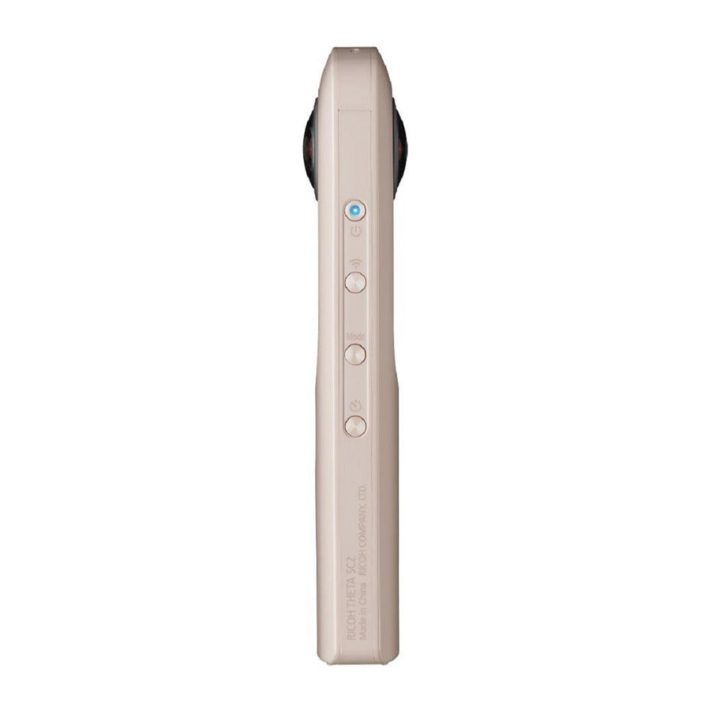 Ricoh Theta SC2 360-Degree 4K Spherical VR Camera (Beige) with Flexible 10-Inch Spider Tripod