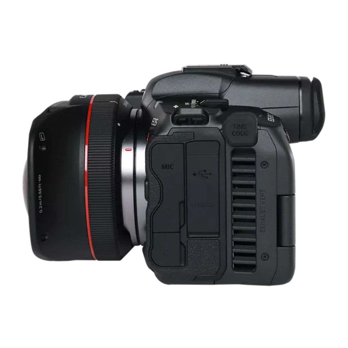 Canon EOS R5 C VR Creator Kit with RF 5.2mm f/2.8 Dual Fisheye Lens for 180 Degree VR Shooting