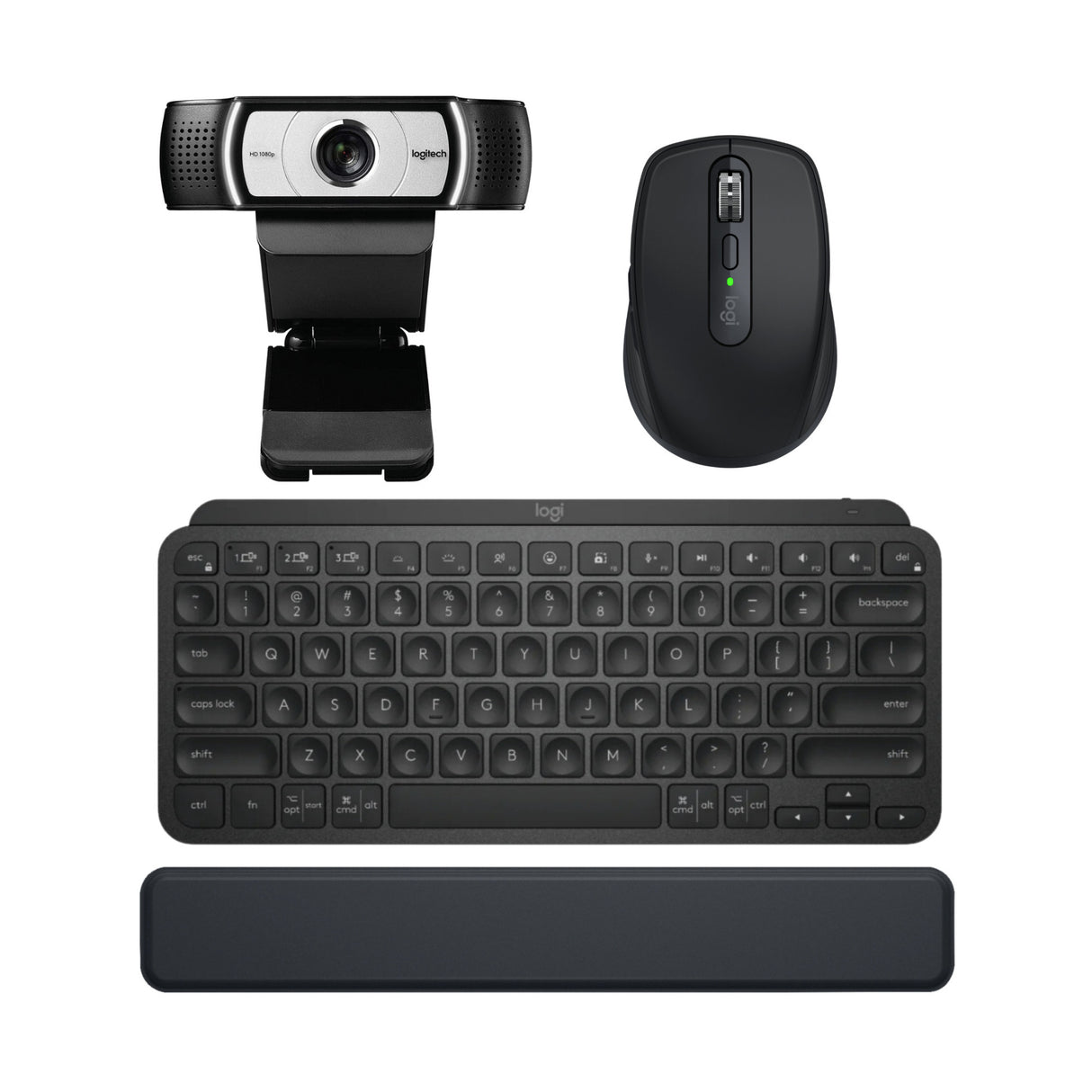 Logitech C930e 1080p HD Webcam - High-Definition Video Calling Webcam with Wireless Keyboard Bundle