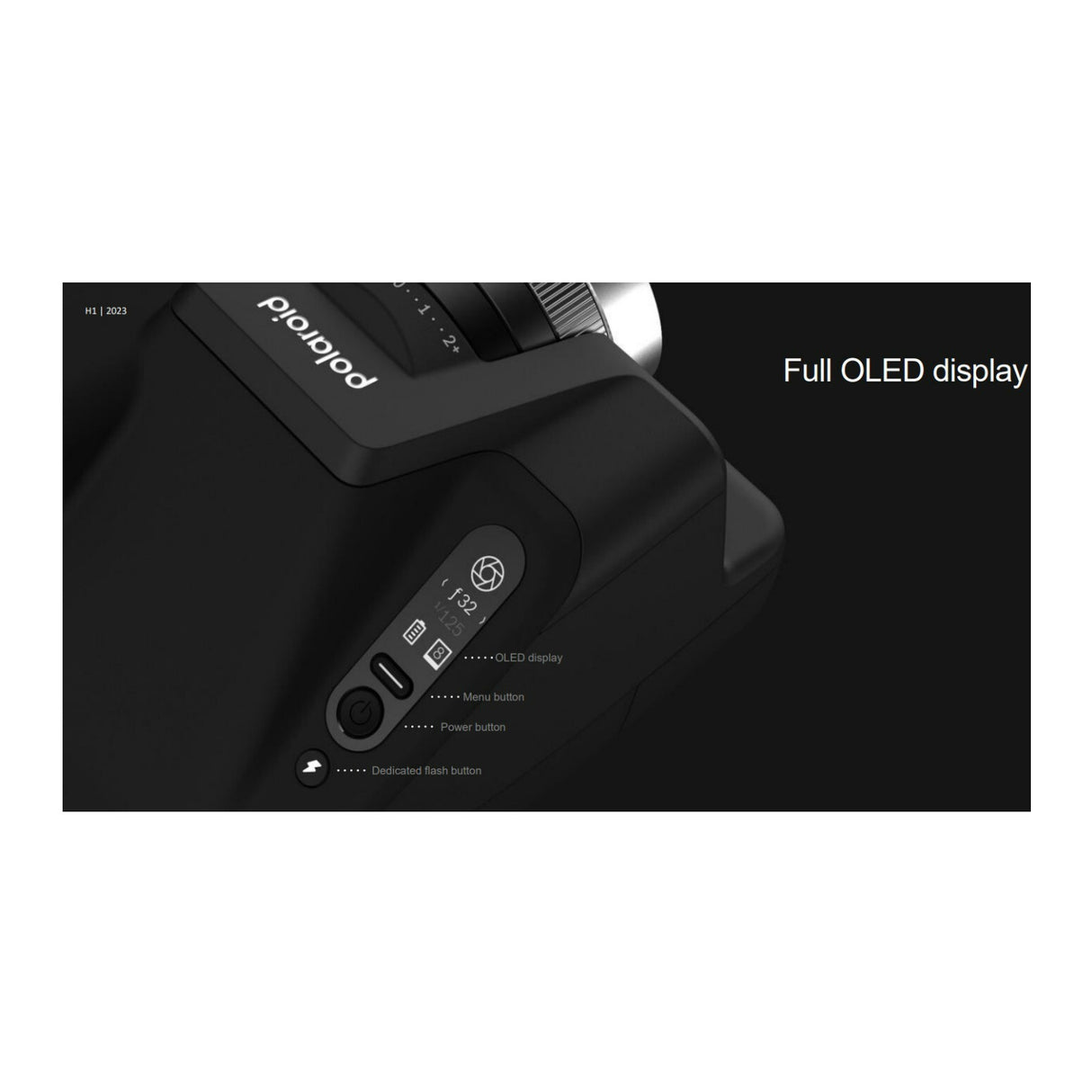 Polaroid I-2 Instant Analog Camera with Autofocus 3-Lens System and Built-In Manual Controls