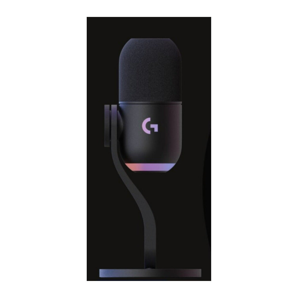 Logitech Yeti GX RGB LIGHTSYNC-Powered Microphone, Mevo Streaming Camera, G Litra Beam + Knox 4 Port