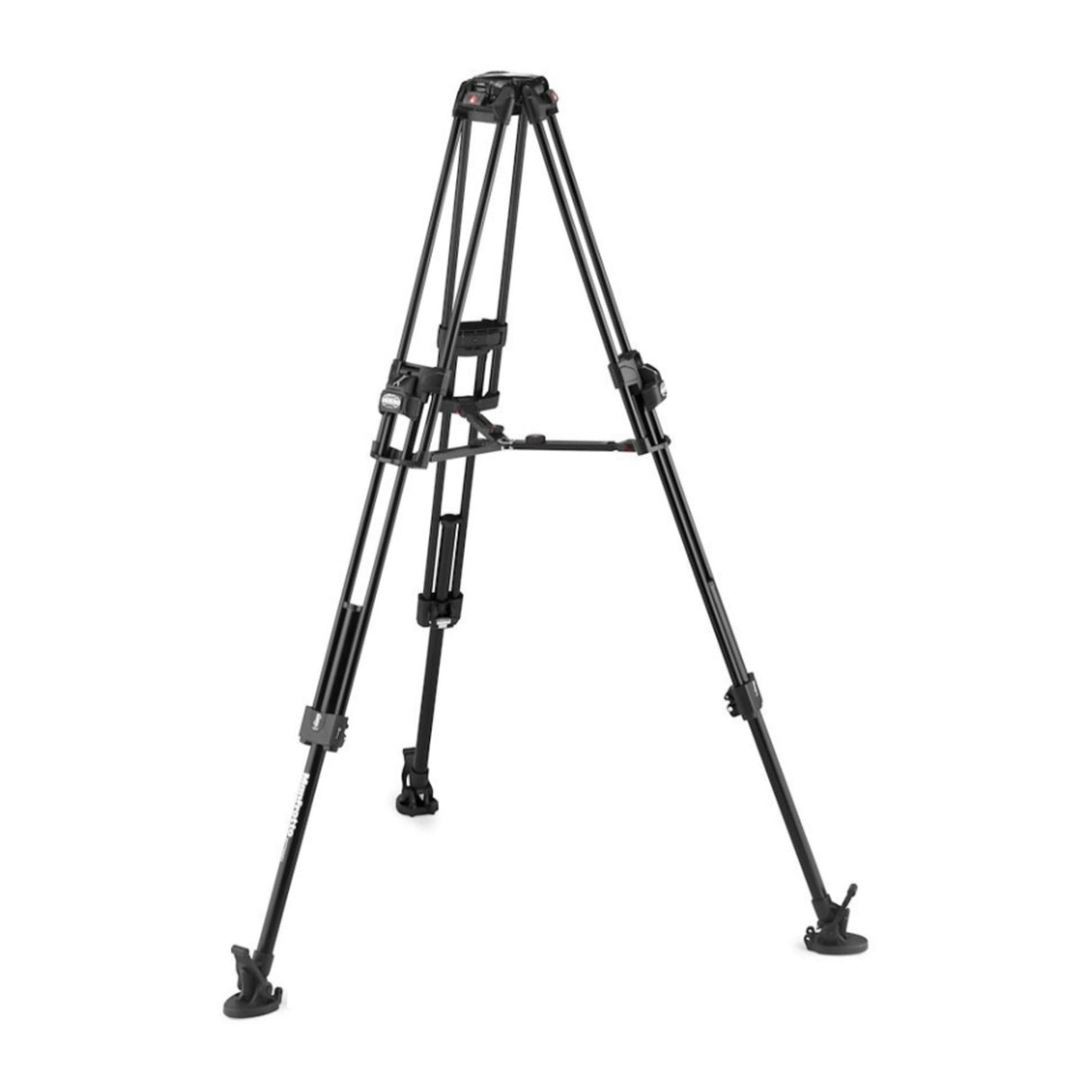 Manfrotto Nitrotech 612 Series Fluid Video Head with Twin Alu Tripod (Black)