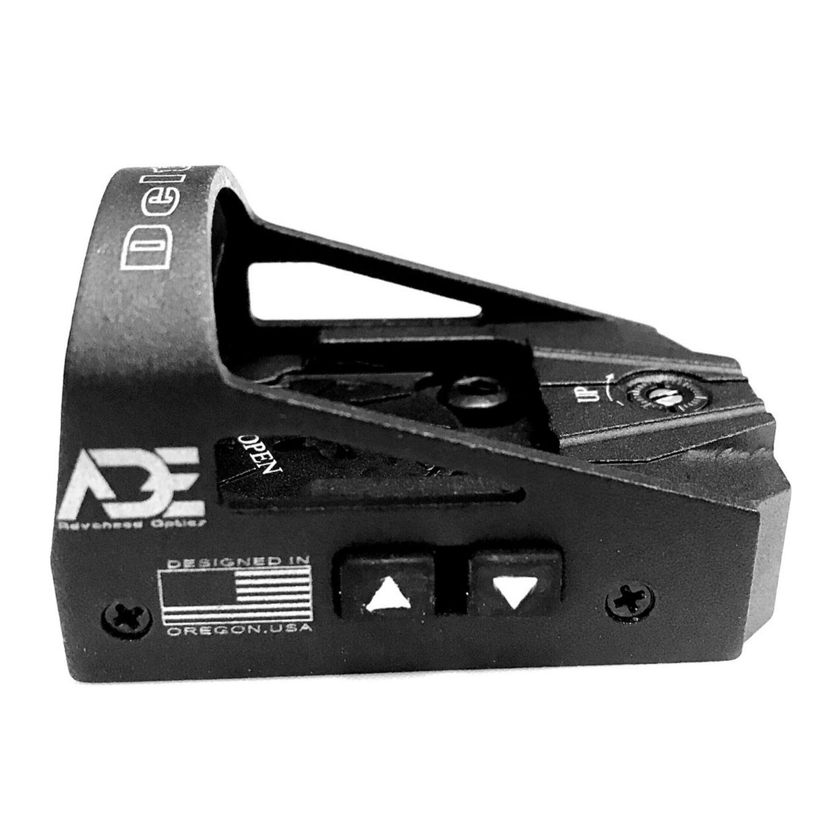 ADE Advanced Optics Delta 6 MOA Waterproof Red Dot Sight for Precision (Black)