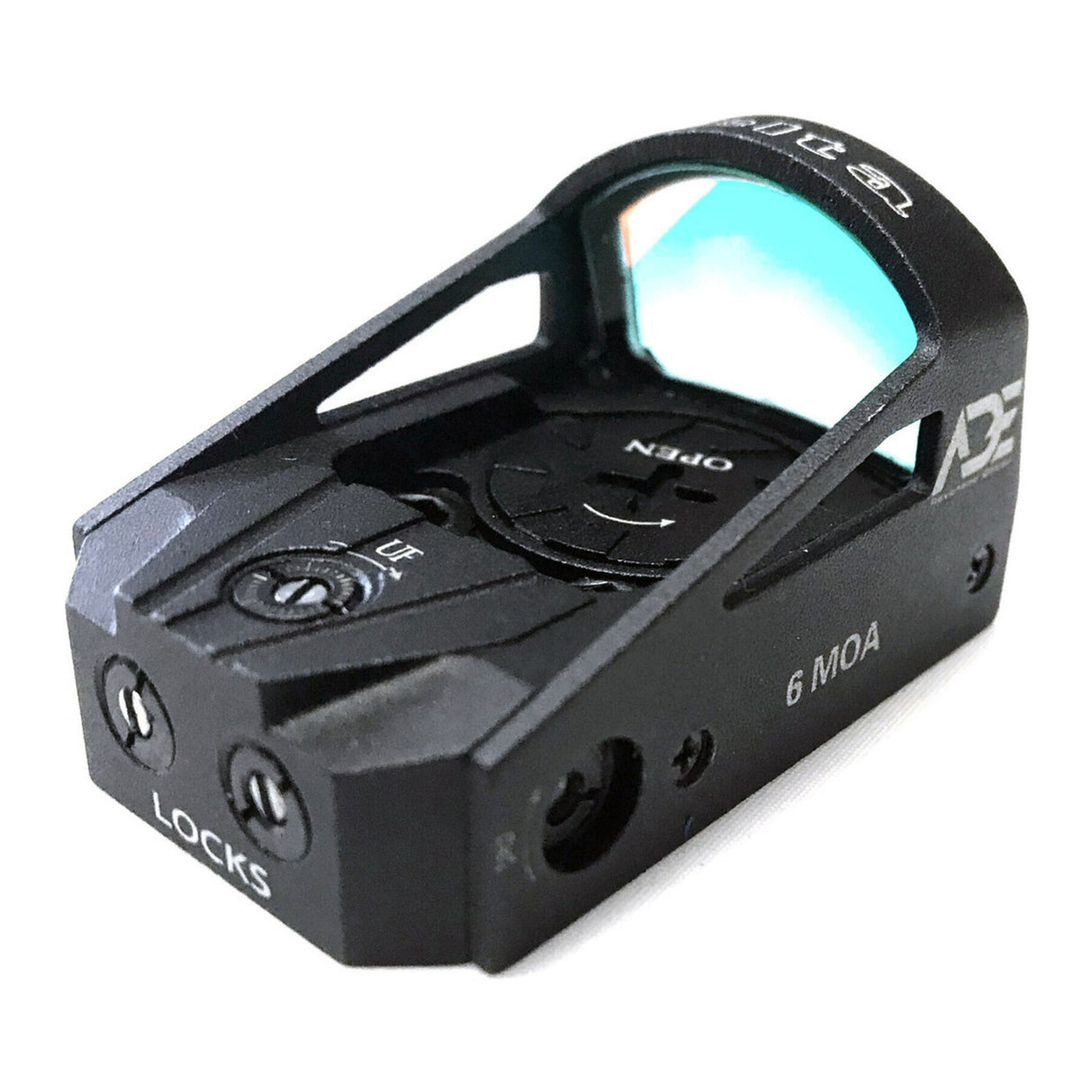 ADE Advanced Optics Delta 6 MOA Waterproof Red Dot Sight for Precision (Black)
