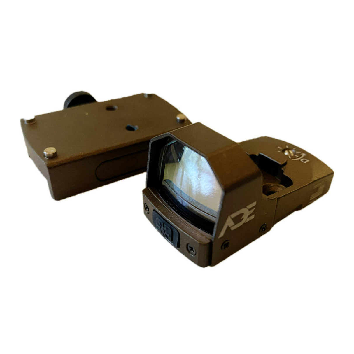 ADE Advanced Optics Huracan RD3-006B1S Green Dot Reflex Sight (FDE/TAN Body)