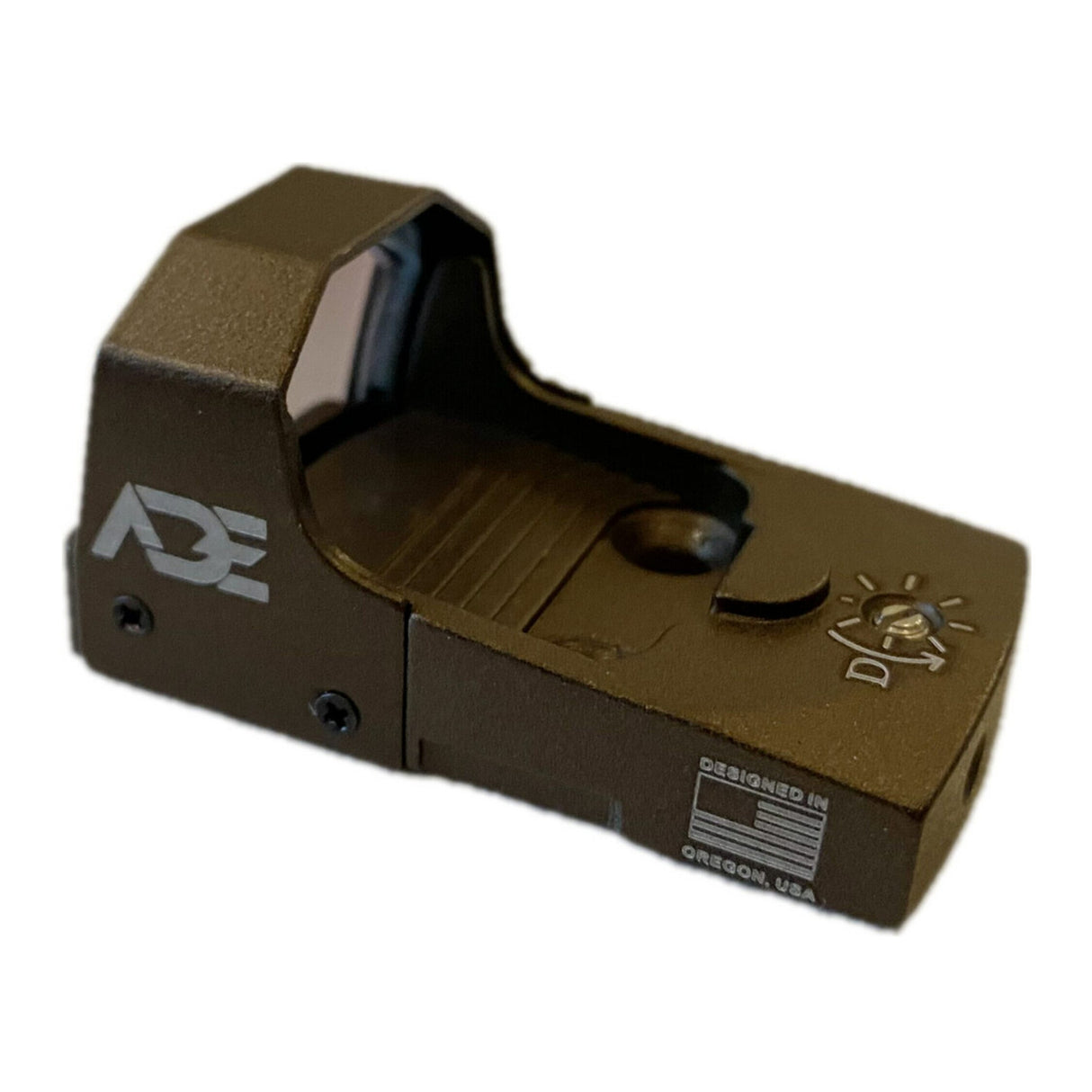 ADE Advanced Optics Huracan RD3-006B1S Green Dot Reflex Sight (FDE/TAN Body)