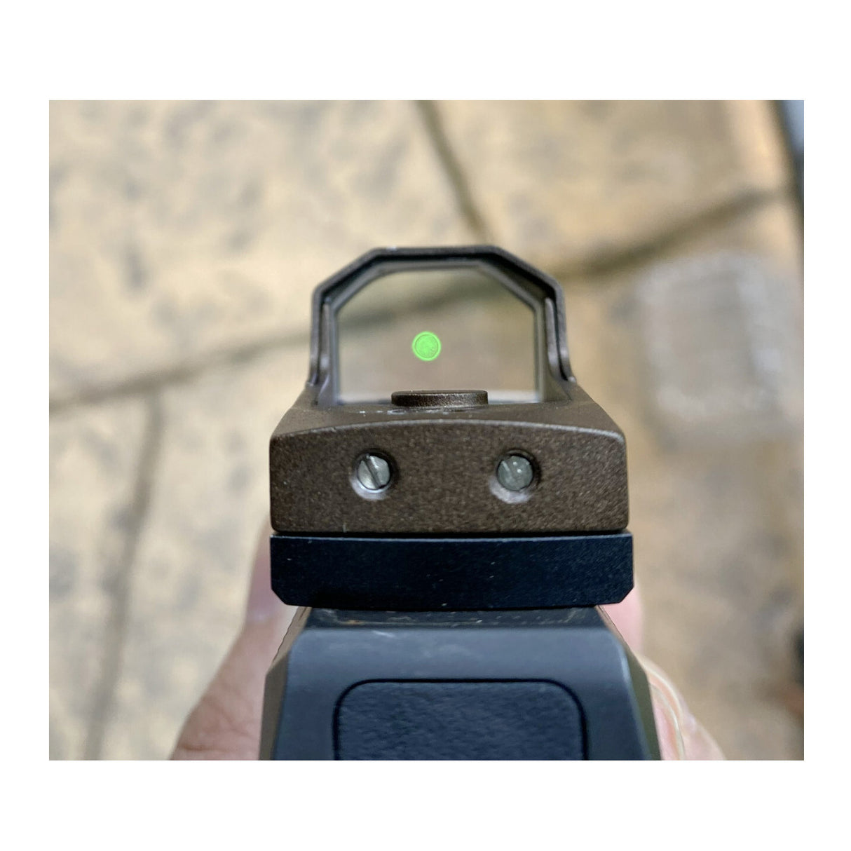 ADE Advanced Optics Huracan RD3-006B1S Green Dot Reflex Sight (FDE/TAN Body)