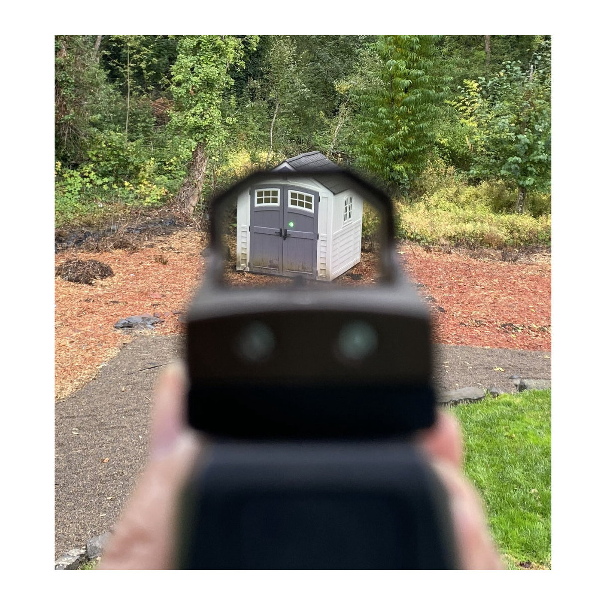 ADE Advanced Optics Huracan RD3-006B1S Green Dot Reflex Sight (FDE/TAN Body)