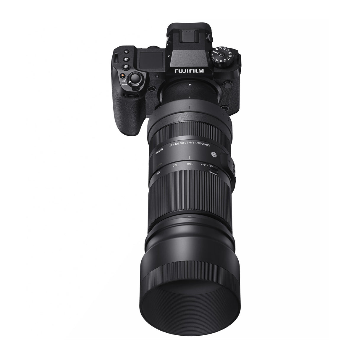Sigma 100-400mm F5-6.3 DG DN OS Contemporary Lens for Fujifilm X Mount and Hard Drive Bundle