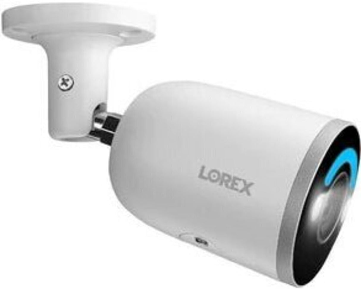 Lorex Fusion 4K 4TB Wired NVR System with 8 Bullet Cameras Featuring Smart Security Lighting