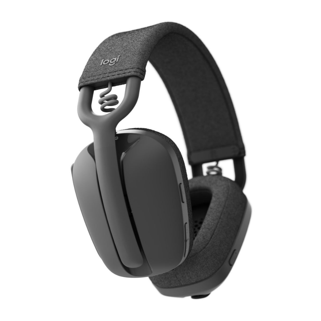 Logitech Zone Vibe 100 Lightweight, Wireless, Noise Canceling Over-Ear Headphones (Graphite) Bundle