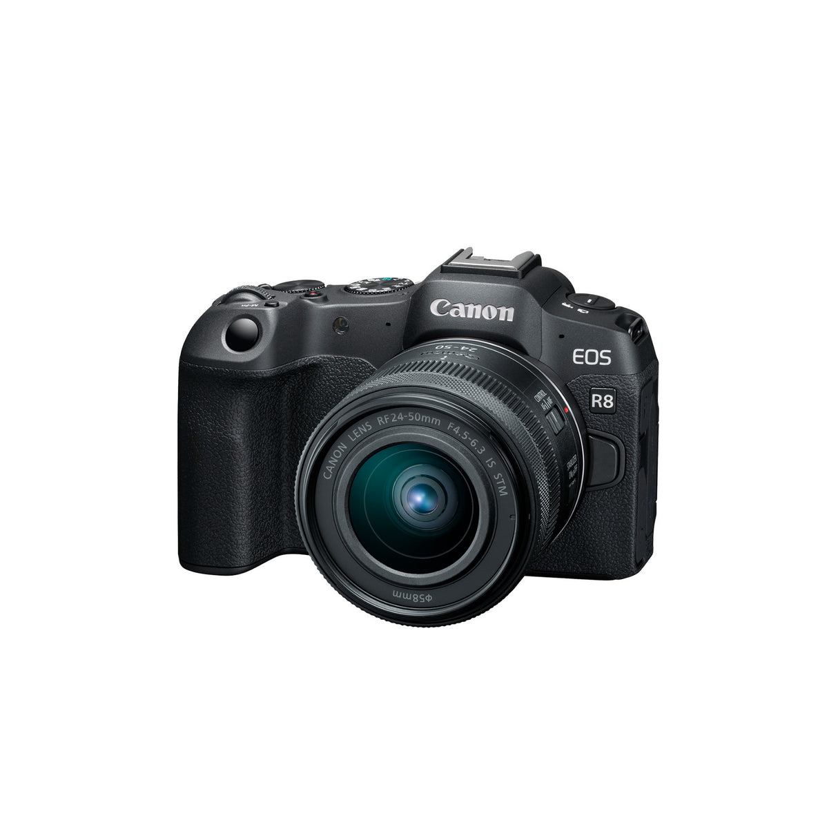 Canon EOS R8 Mirrorless Camera with RF 24-50mm f/4.5-6.3 and RF 50mm f/1.8 Lenses Bundle