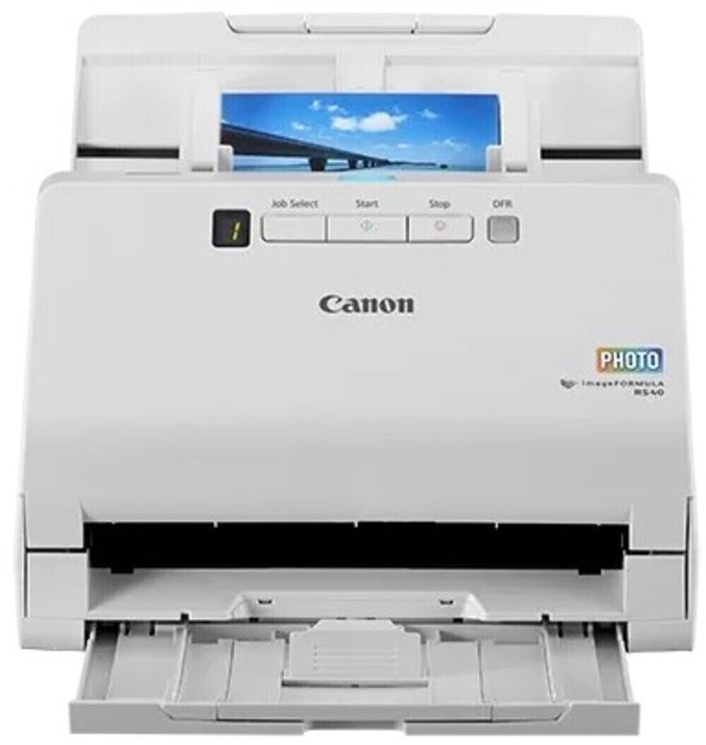 Canon ImageFORMULA RS40 Automatic Feeder 1200 Dpi Double-Feed Detection Photo and Document Scanner