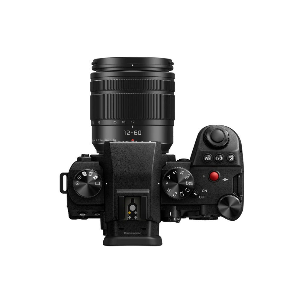 Panasonic Lumix G9 II 25.2MP Digital Mirrorless Camera 12-60mm Lens Kit with Phase Hybrid Autofocus