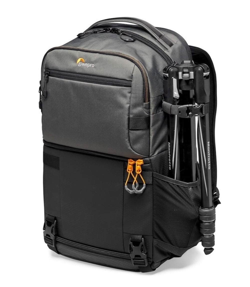 Lowepro Fastpack Pro BP250 AW III Backpack with Padded Laptop Pocket and Weather Cover (Gray)