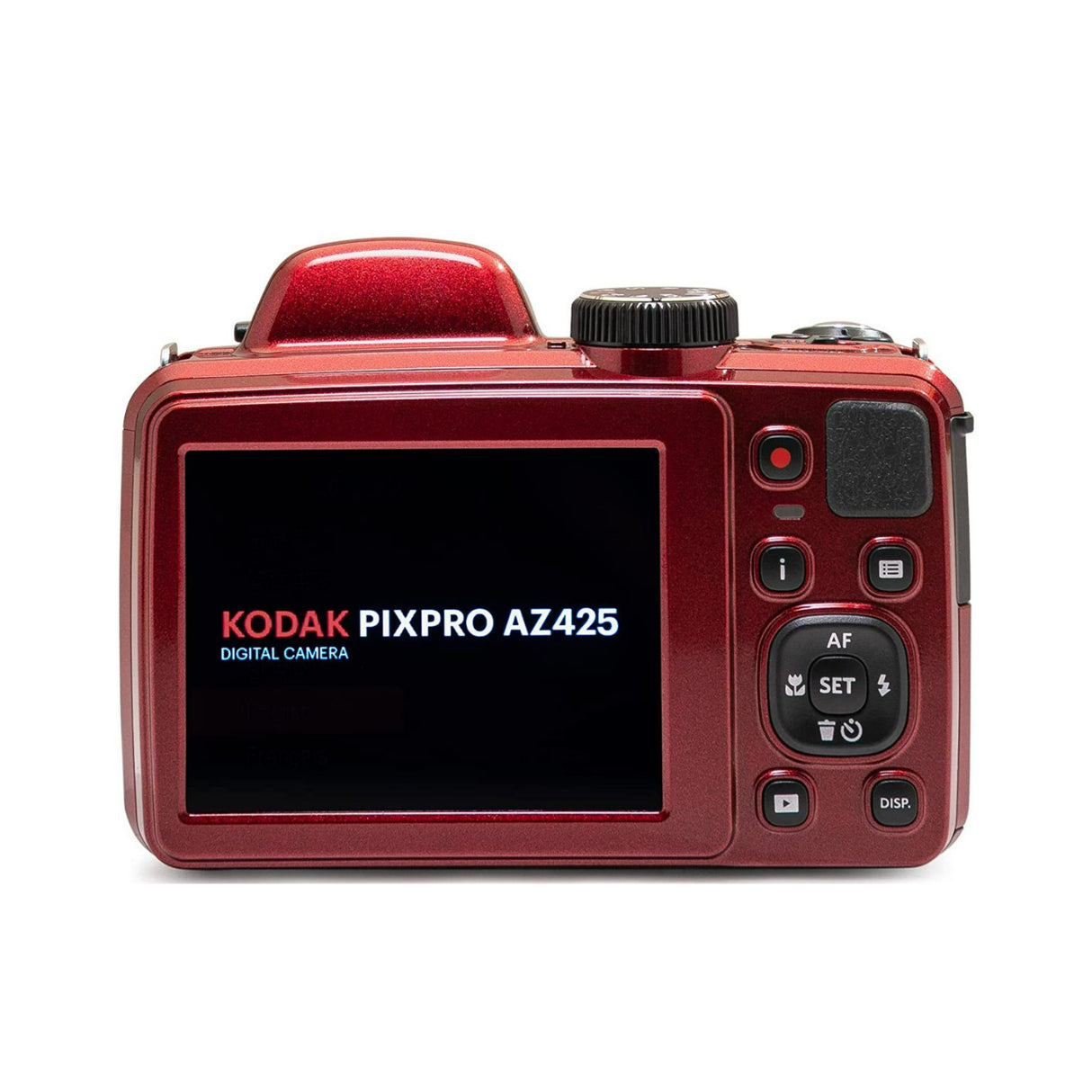 Kodak PIXPRO AZ425 Astro Zoom Camera (Red) with 32GB Card and Rechargeable Battery and Charger Kit