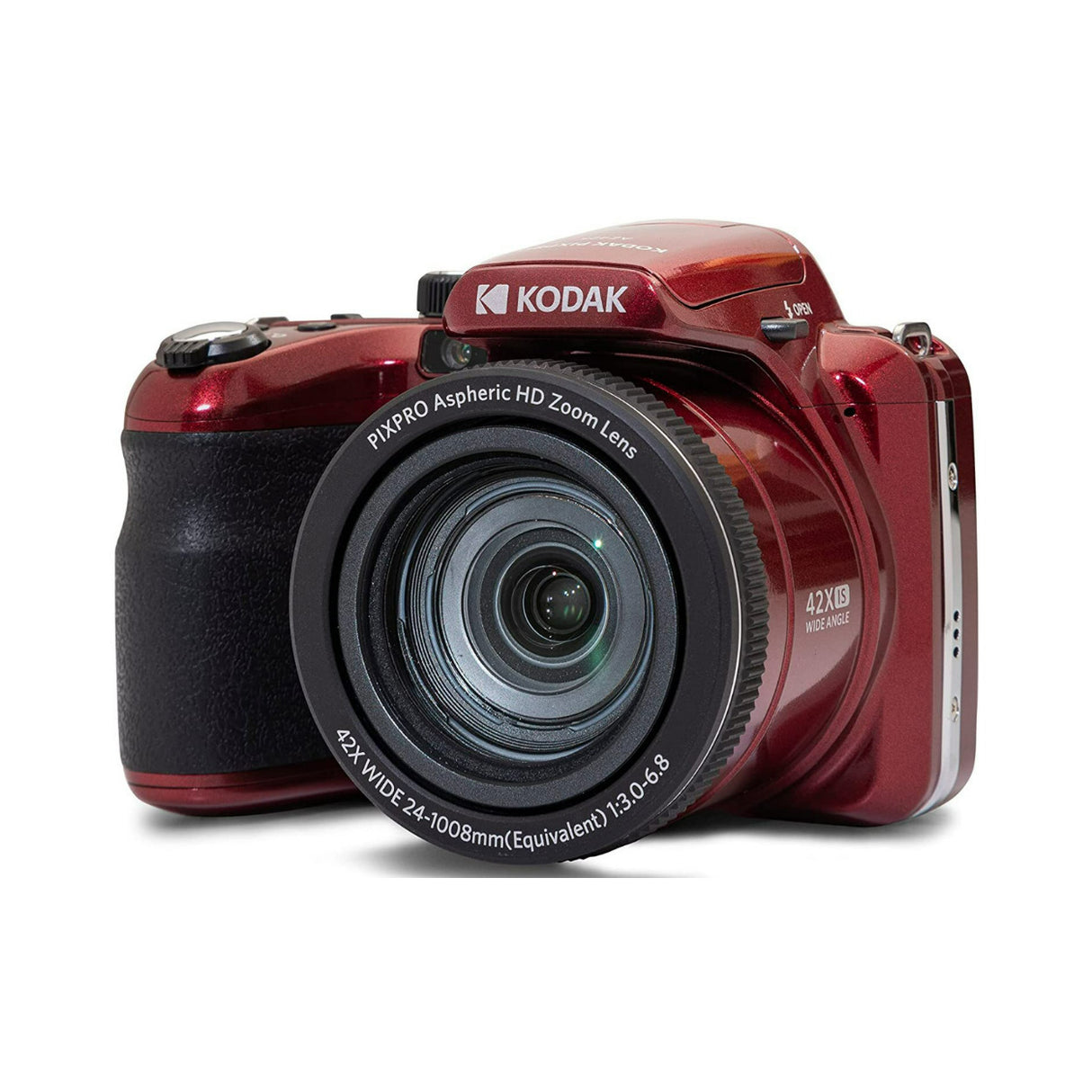 Kodak PIXPRO AZ425 Astro Zoom 20MP Digital Camera (Red) with 32GB Card and Camera Case