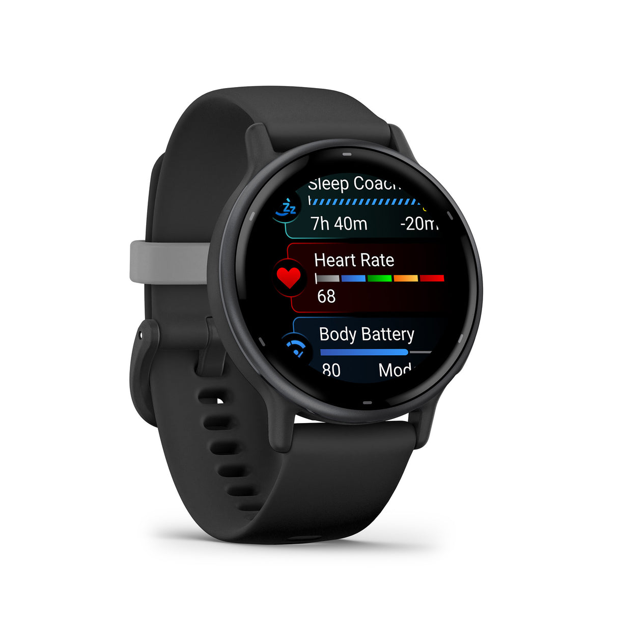 Garmin Vivoactive 5 GPS Smartwatch (Slate Aluminum Bezel with Black Case and Silicone Band)