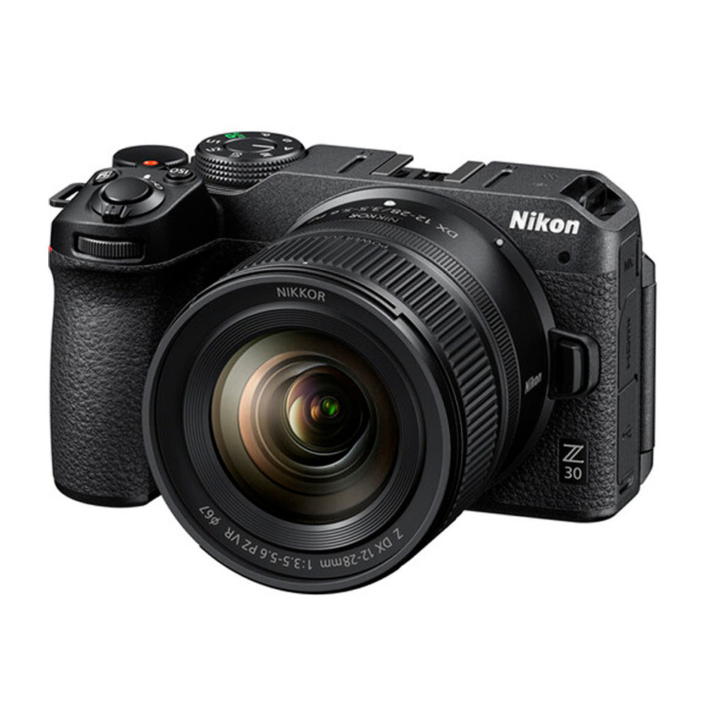 Nikon Z 30 Mirrorless Body Camera and NIKKOR Z DX 12 to 28mm f/3.5 to 5.6 PZ VR Lens