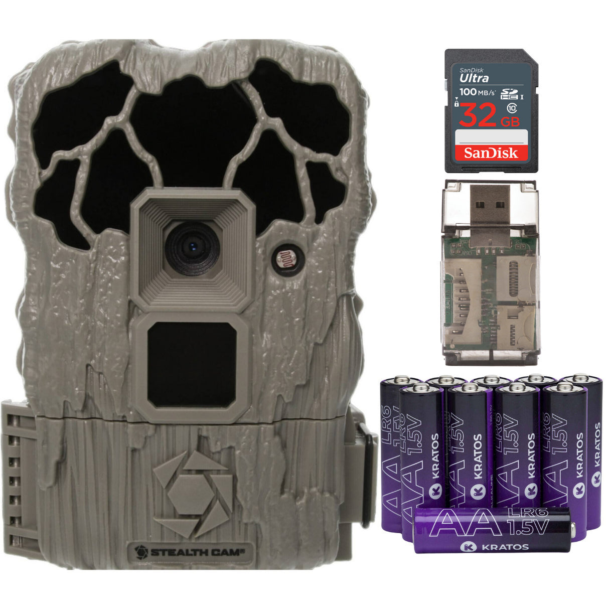 Stealth Cam 22MP Trail Camera - High-Resolution Wildlife Monitoring and Surveillance Bundle