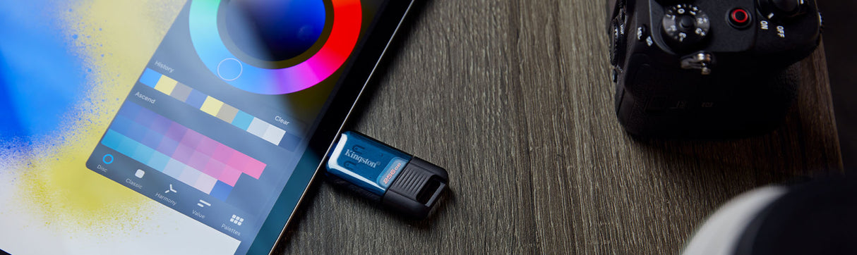 Kingstone 256GB DataTraveler 80 M Flash Drive for USB Type-C Devices with Up To 200MB/s Read Speed