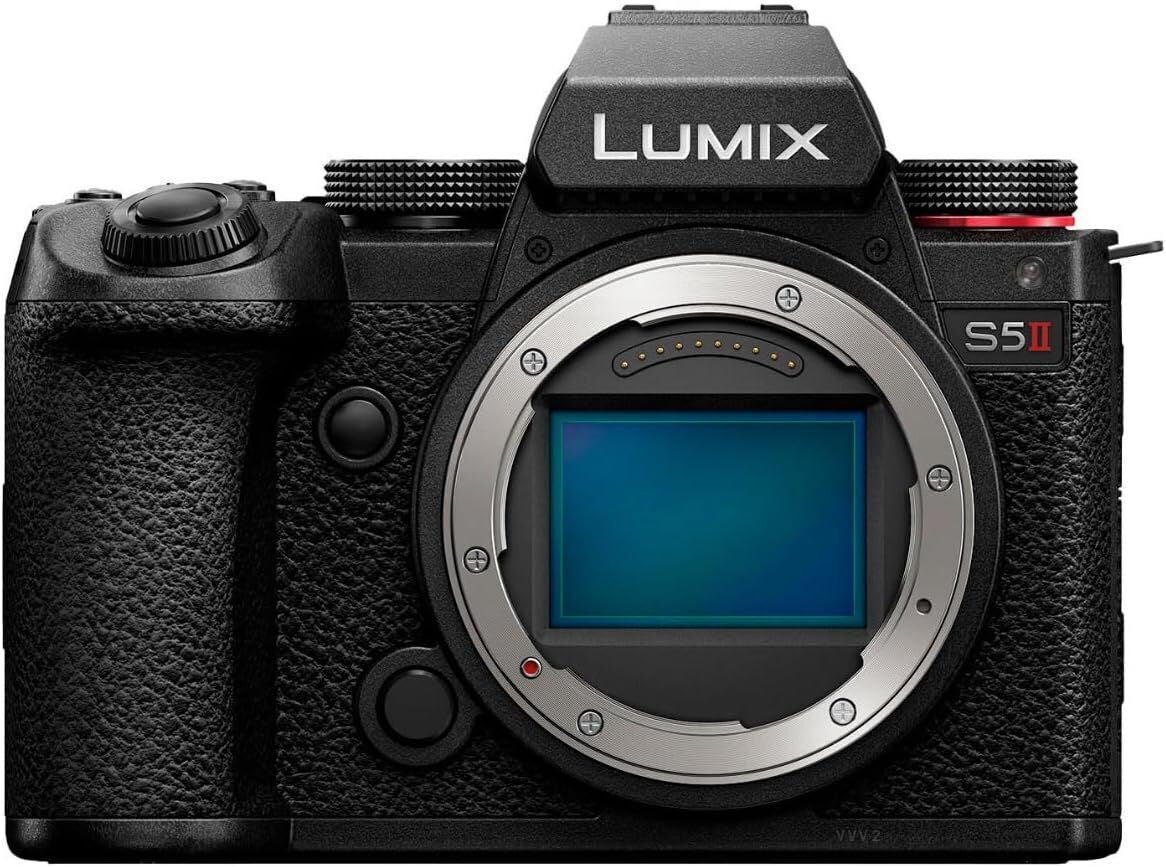 Panasonic LUMIX S5II 24.2MP Full Frame Mirrorless Camera Kit with 20- 60mm Lens, Bag, and Battery