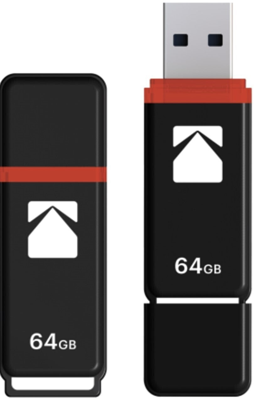 Kodak Classic K100 Cap and Body Series Universal Compatible USB2.0 64GB Flash Drive (20 Pack)