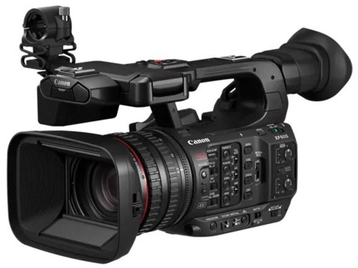 Canon XF605 Professional Camcorder with 4K UHD HDR Image Quality and Slow and Fast Motion Recording