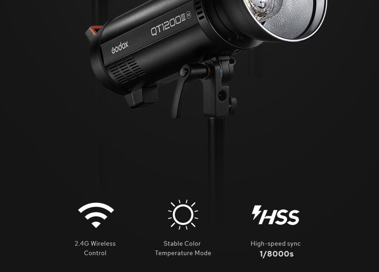 Godox Quicker Studio Flash QT600IIIM with Shutter Speed up to 1/8000s and Multi Flash Mode