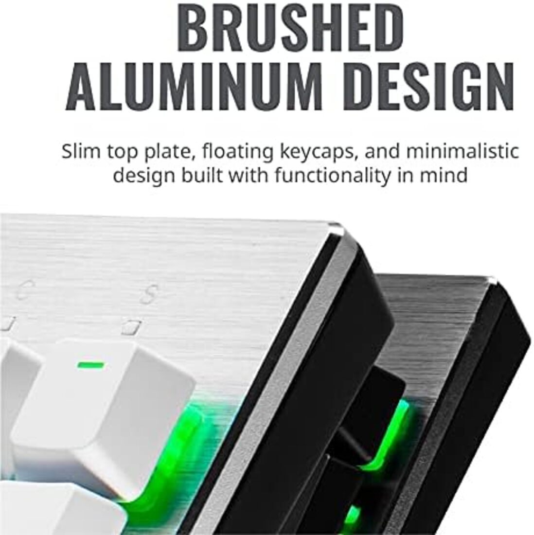 Cooler Master SK652 Full Mechanical Gaming Keyboard with Low Profile Brown Switches (Space Gray)