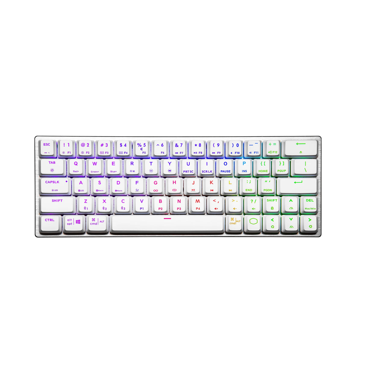 Cooler Master SK622 Wireless Bluetooth Mechanical RGB Gaming Keyboard (Silver White)