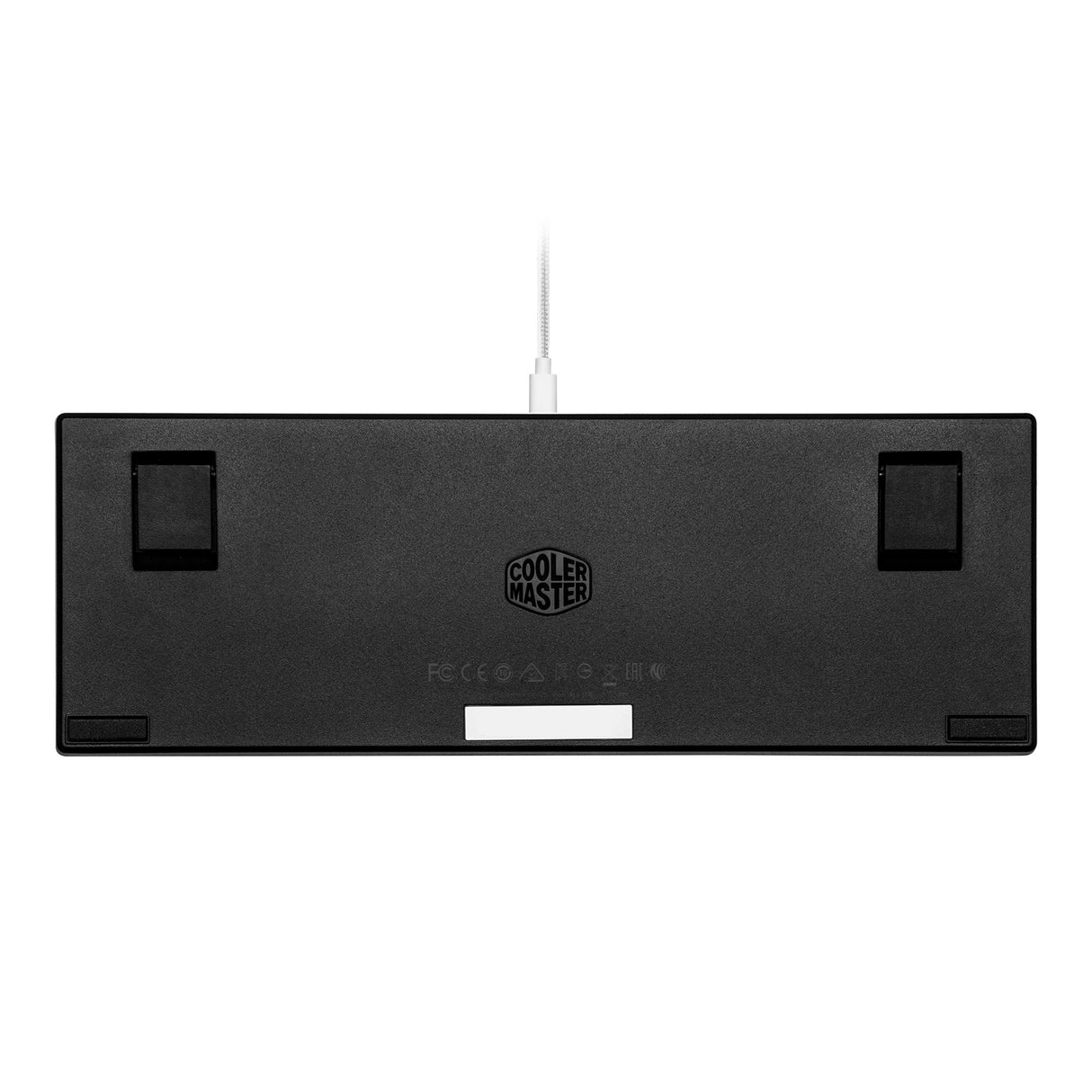 Cooler Master SK620 60% Silver/White Mechanical Low Profile Gaming Keyboard with Tactile Brown Switches, RGB, and USB-C