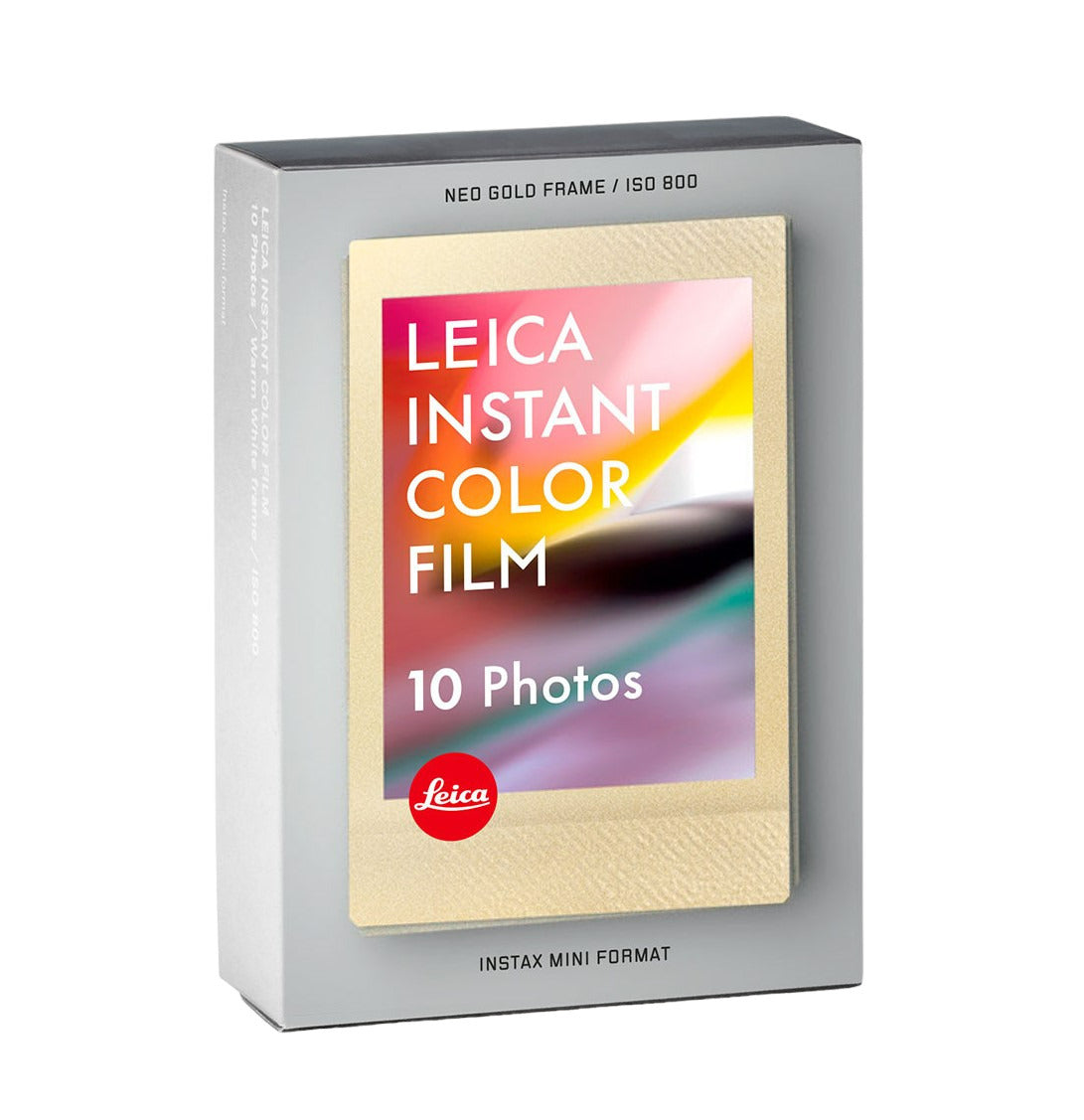 Leica Instant Color Film Single Pack 10 Exposures (Neo Gold Frame)