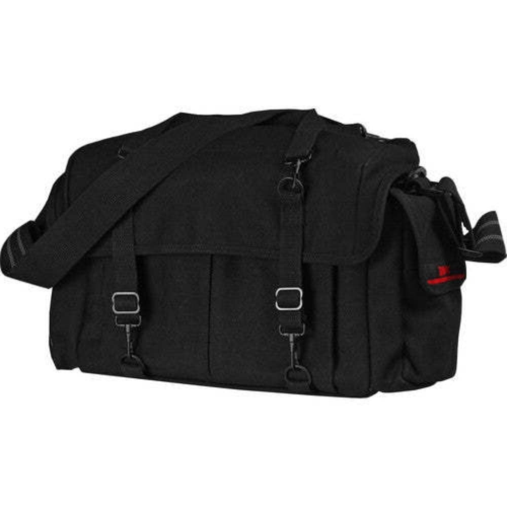 Domke F-7 Double AF Canvas Shoulder Bag for Two SLR Camera Setups with Adjustable Closures (Black)