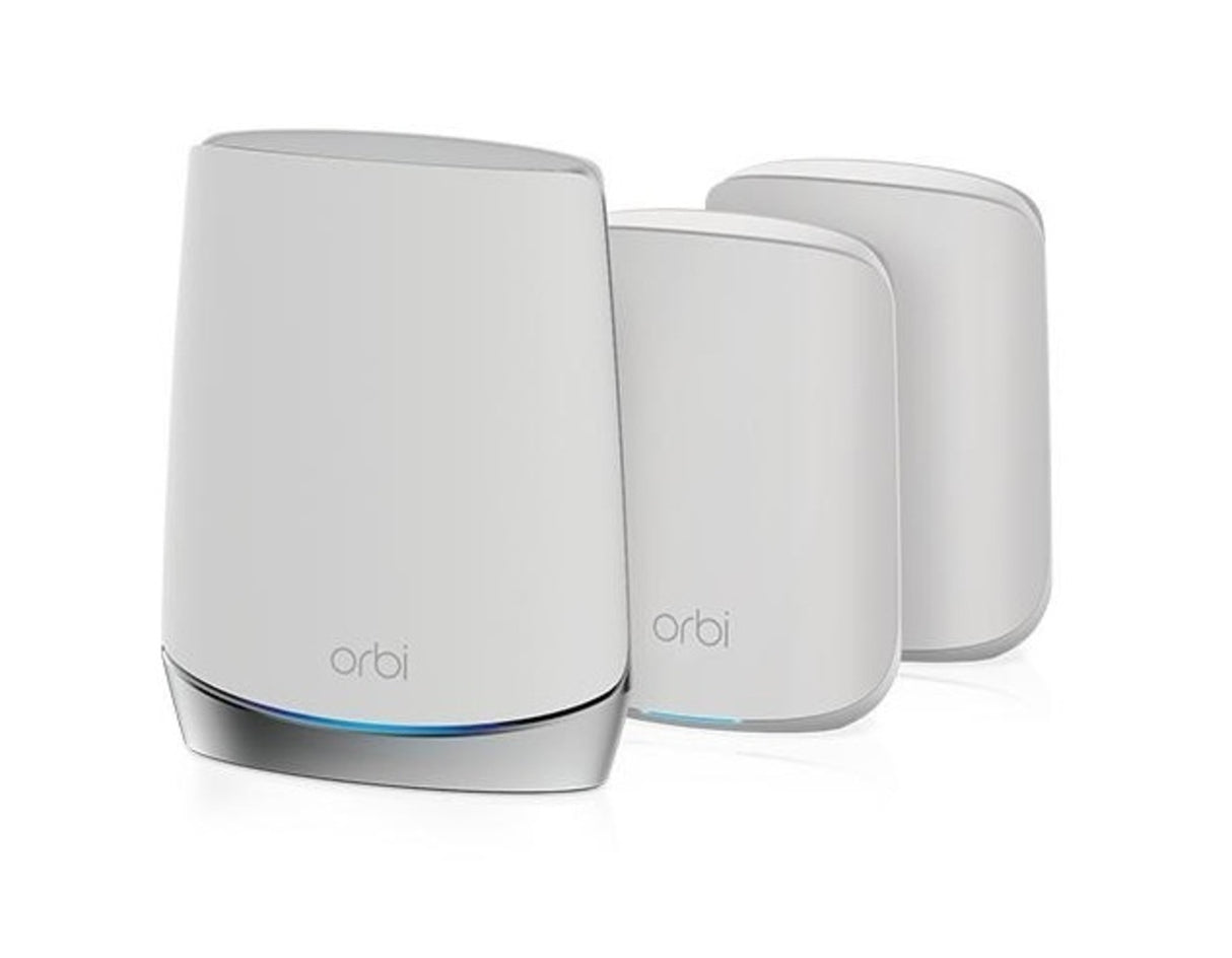 Netgear Orbi 650 Series Tri-Band Wi-Fi 6 Mesh System 3Gbps Router with Netgear Armor