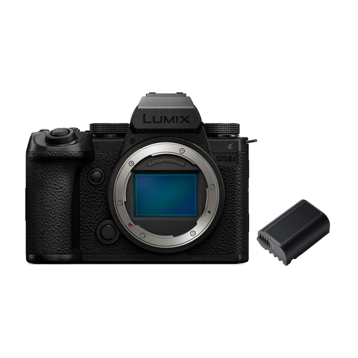 Panasonic Lumix S5 IIX 24.2MP Full Frame Mirrorless Camera with DMW-BLK22 Lithium-ion Battery Pack