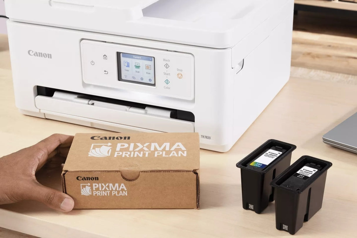 Canon Pixma TR7820 Wireless Home All-In-One Printer with Auto Document Feeder (White)