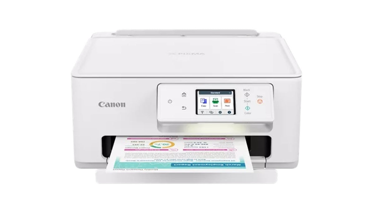 Canon Pixma TS7720 Wireless Home All-In-One Printer with Duplex Printing (White)
