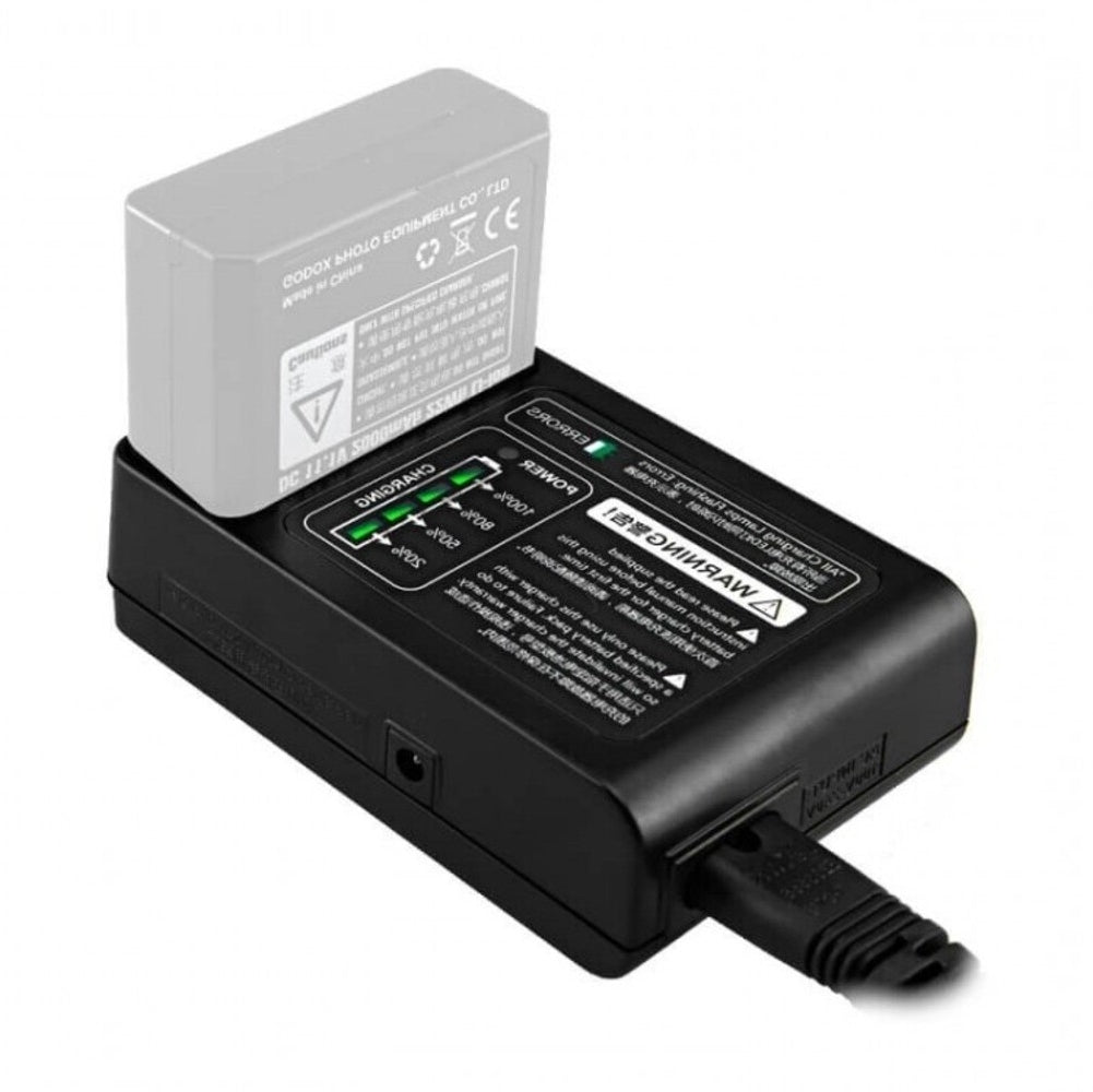 Godox VC-18 Battery Charger for VB-18 with 2000mAh Capacity and LED Charge Indicator