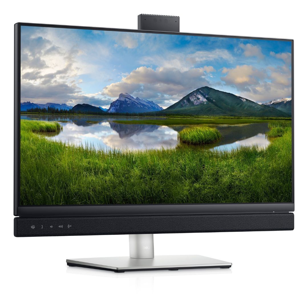 Dell 24-Inch Video Conferencing Monitor with Dual 5W Speakers and Razor Sharp Pop-Up IR Camera