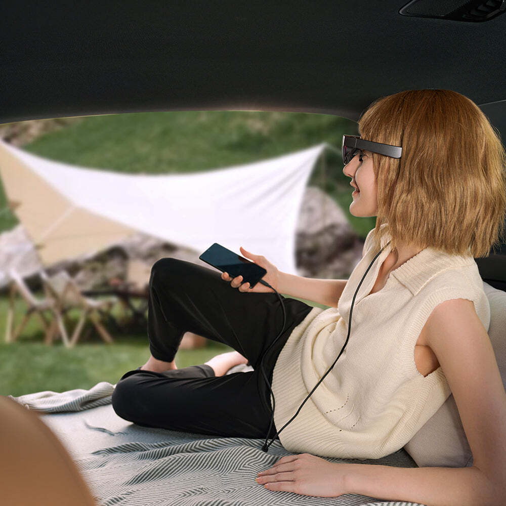 TCL Nxtwear S+ AR Glasses with Blazing-Fast 120Hz Gaming Experience and Capsule Nose Pads