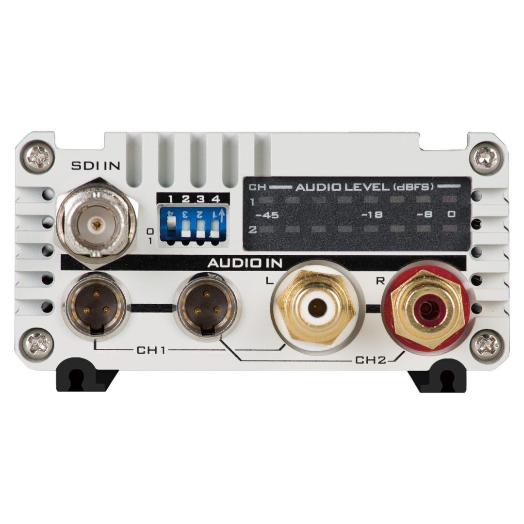Datavideo DAC-91 2-Channel SDI Analog Audio Embedder with Audio Level Indicator Display