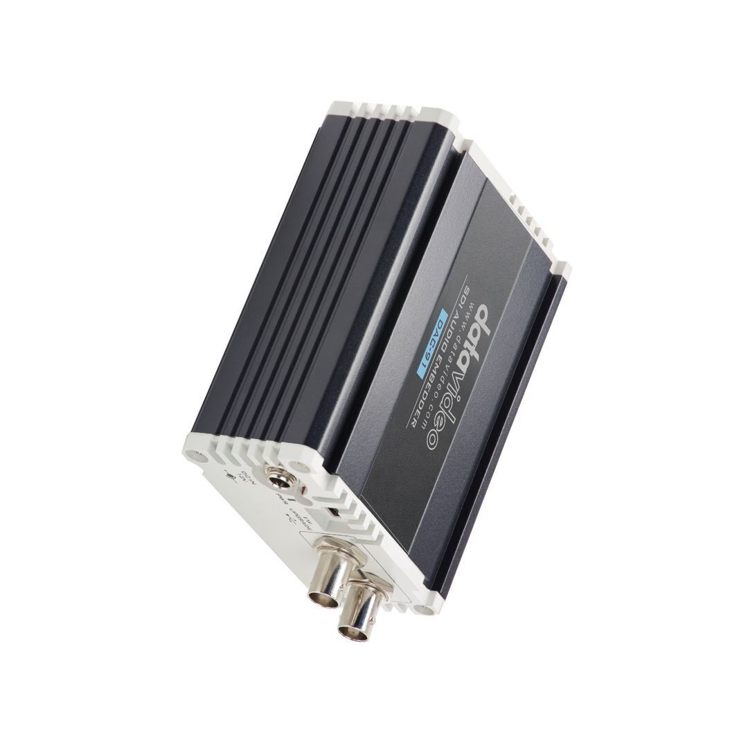 Datavideo DAC-91 2-Channel SDI Analog Audio Embedder with Audio Level Indicator Display