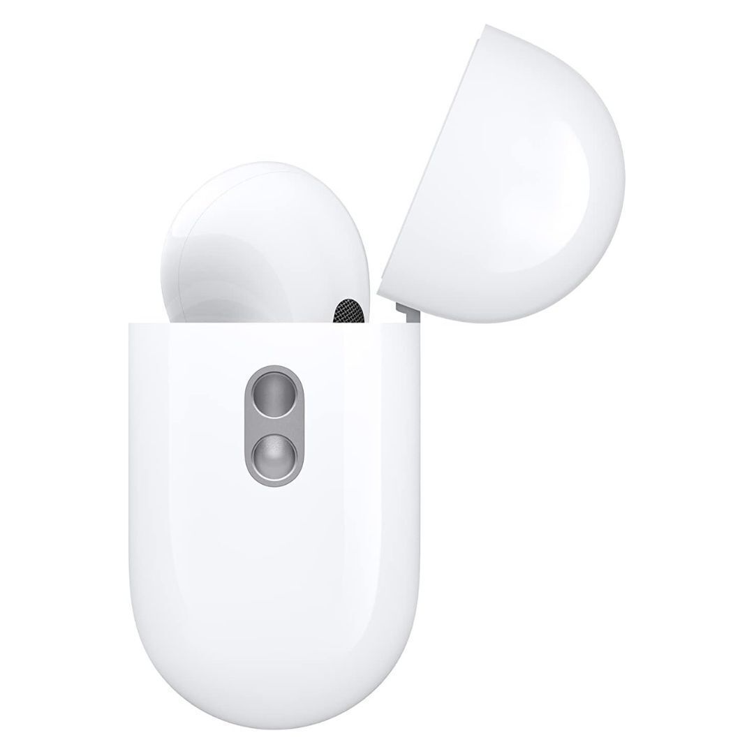 Apple AirPods Pro (2nd Generation) Wireless Ear Buds with USB-C Charging and Adaptive Audio (White)