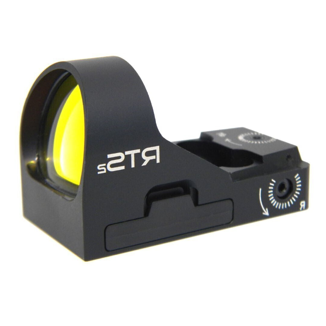 C-MORE RTS2 Parallax-Free Water-Resistant Red Dot Sight with Motion Sensing System, Black (8 MOA)
